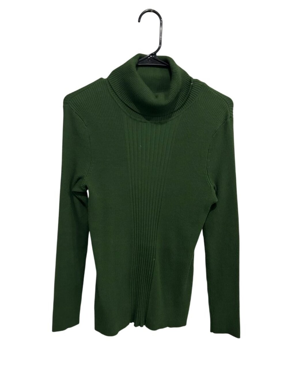 United States Sweaters XL Green Ribbed Turtleneck Sweater Cozycore Winter